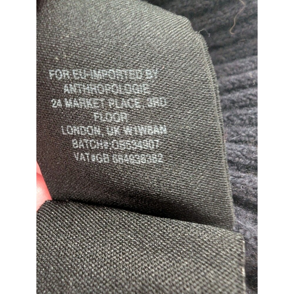 Anthropologie HWR Emma Cardigan Sweater M Wool Embroidered Floral Cottagecore - Picture 15 of 15